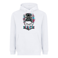 White race life  messy bun Heavyweight Hoodie - BarkalooDesign