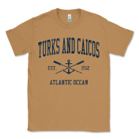 Toasted Coconut Turks And Caicos Vintage Navy Crossed Oars & Boat Anchor Classic Tee - trangStudio