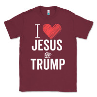 Burgundy I Love Jesus And Trump Republican Conservative Gift Classic Tee - trangStudio