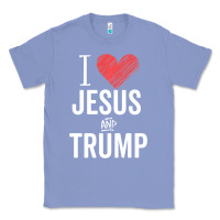 Colony Blue I Love Jesus And Trump Republican Conservative Gift Classic Tee - trangStudio