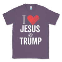 Lavender I Love Jesus And Trump Republican Conservative Gift Classic Tee - trangStudio