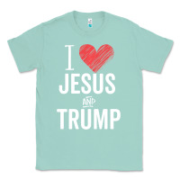 Seafoam I Love Jesus And Trump Republican Conservative Gift Classic Tee - trangStudio