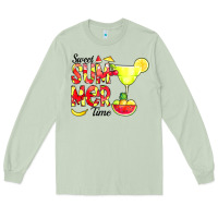 Matcha sweet summer time fruits Long Sleeve Tee - CowCowDesign