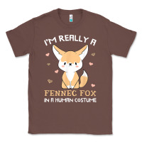 Chestnut i'm really a fennec fox in a human costume funny gift t shirt Classic Tee - trangStudio