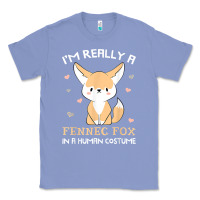 Colony Blue i'm really a fennec fox in a human costume funny gift t shirt Classic Tee - trangStudio