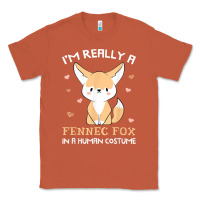 Copper i'm really a fennec fox in a human costume funny gift t shirt Classic Tee - trangStudio