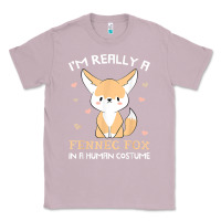 Lilac i'm really a fennec fox in a human costume funny gift t shirt Classic Tee - trangStudio