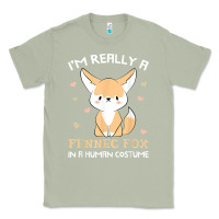Matcha i'm really a fennec fox in a human costume funny gift t shirt Classic Tee - trangStudio