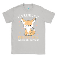 Moon Dust i'm really a fennec fox in a human costume funny gift t shirt Classic Tee - trangStudio