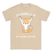 Mushroom i'm really a fennec fox in a human costume funny gift t shirt Classic Tee - trangStudio