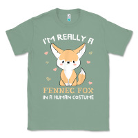 Sage i'm really a fennec fox in a human costume funny gift t shirt Classic Tee - trangStudio