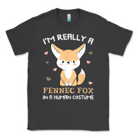 Smoke i'm really a fennec fox in a human costume funny gift t shirt Classic Tee - trangStudio