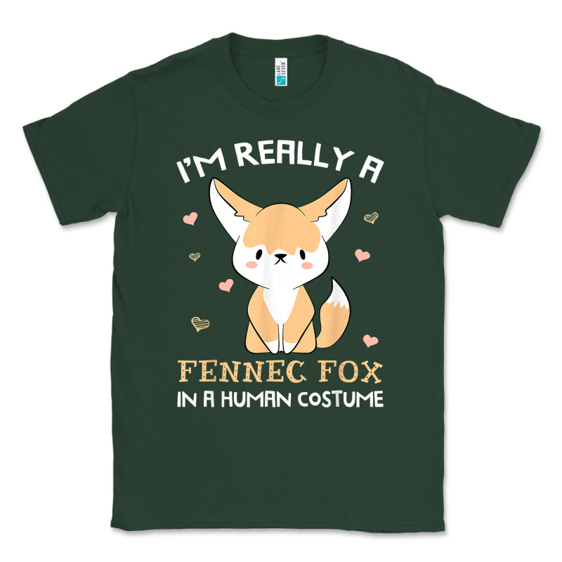 I'm Really A Fennec Fox In A Human Costume Funny Gift T Shirt Classic Tee by trangStudio | Teevron