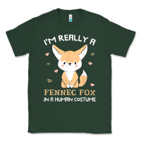 Sports Green i'm really a fennec fox in a human costume funny gift t shirt Classic Tee - trangStudio