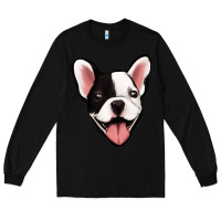 Black French Bulldog Long Sleeve Tee - Jasminsmagicworld
