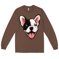 Chestnut French Bulldog Long Sleeve Tee - Jasminsmagicworld