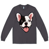 Smoke French Bulldog Long Sleeve Tee - Jasminsmagicworld