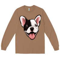 Toasted Coconut French Bulldog Long Sleeve Tee - Jasminsmagicworld