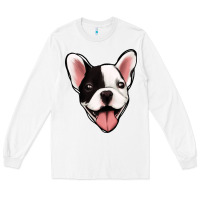 White French Bulldog Long Sleeve Tee - Jasminsmagicworld