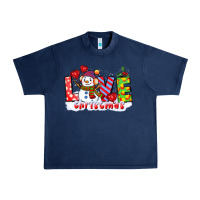 Navy love christmas snowman Urban Heavy Tee - CowGirlArtShop