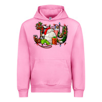 Fuchsia Pink joy with volleyball and santa's hat Urban Hoodie - AdoDesignShop