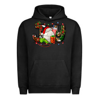 Pigment Black joy with volleyball and santa's hat Urban Hoodie - AdoDesignShop