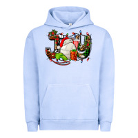 Pigment Grape Ice joy with volleyball and santa's hat Urban Hoodie - AdoDesignShop