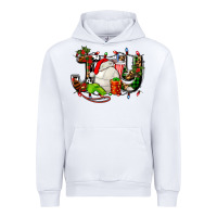 White joy with volleyball and santa's hat Urban Hoodie - AdoDesignShop