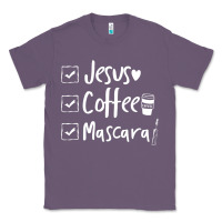 Lavender Checklist Jesus Coffee Mascara Classic Tee - trangStudio