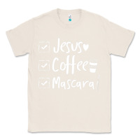Natural Checklist Jesus Coffee Mascara Classic Tee - trangStudio