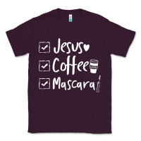 Plum Checklist Jesus Coffee Mascara Classic Tee - trangStudio
