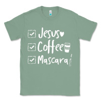 Sage Checklist Jesus Coffee Mascara Classic Tee - trangStudio