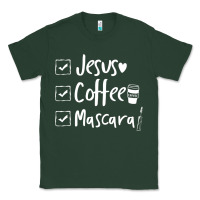 Sports Green Checklist Jesus Coffee Mascara Classic Tee - trangStudio