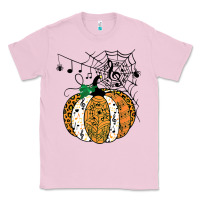 Bubblegum Pink halloween pumpkin music symbols music teacher halloween t shirt copy Classic Tee - trangStudio