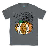 Charcoal Heather halloween pumpkin music symbols music teacher halloween t shirt copy Classic Tee - trangStudio