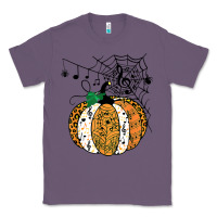 Lavender halloween pumpkin music symbols music teacher halloween t shirt copy Classic Tee - trangStudio