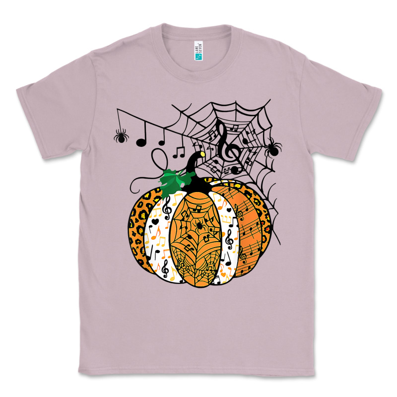 Halloween Pumpkin Music Symbols Music Teacher Halloween T Shirt Copy Classic Tee by trangStudio | Teevron