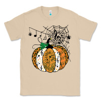 Mushroom halloween pumpkin music symbols music teacher halloween t shirt copy Classic Tee - trangStudio