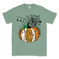Sage halloween pumpkin music symbols music teacher halloween t shirt copy Classic Tee - trangStudio