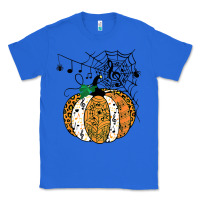 True Royal halloween pumpkin music symbols music teacher halloween t shirt copy Classic Tee - trangStudio