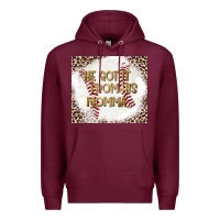 Burgundy He Got it From his Momma Premium Hoodie - CowhideDigitalArt