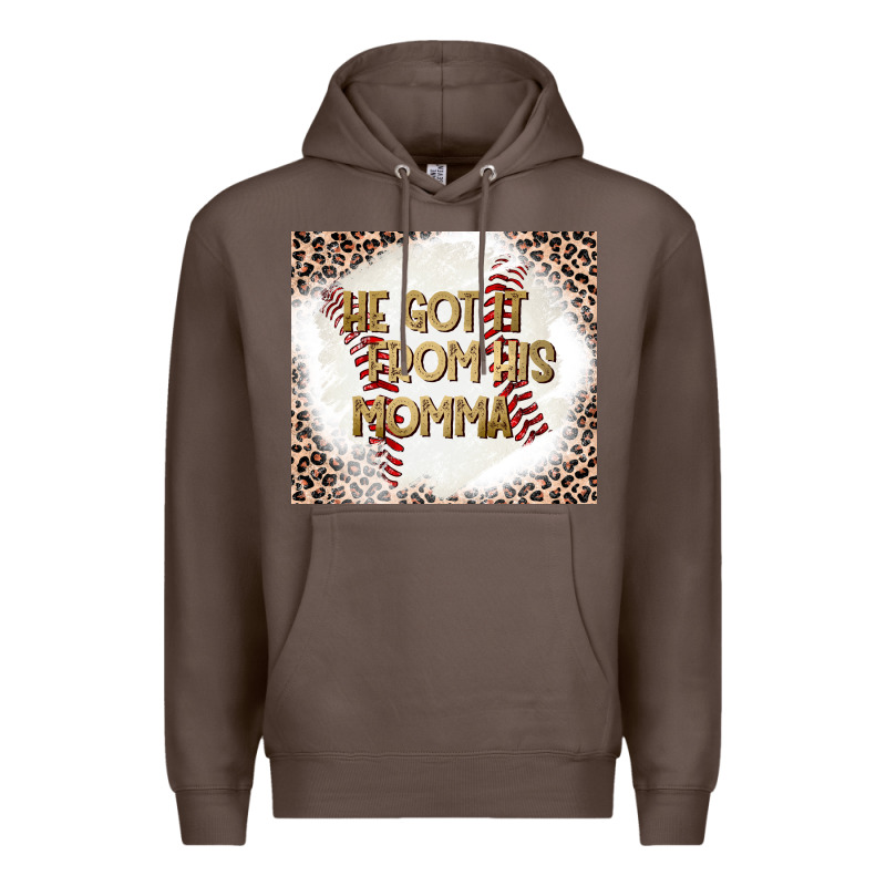 He Got It From His Momma Premium Hoodie by CowhideDigitalArt | Teevron