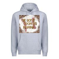Heather Grey He Got it From his Momma Premium Hoodie - CowhideDigitalArt