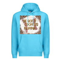 Ocean Blue He Got it From his Momma Premium Hoodie - CowhideDigitalArt