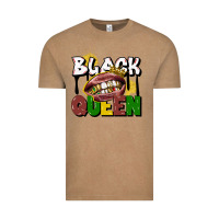 Vintage Coffee black queen Vintage Tee - CowGirlArtShop