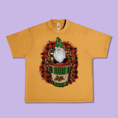Gnomes With Coffee Christmas Urban Heavy Tee Designed By Ranaportraitstore