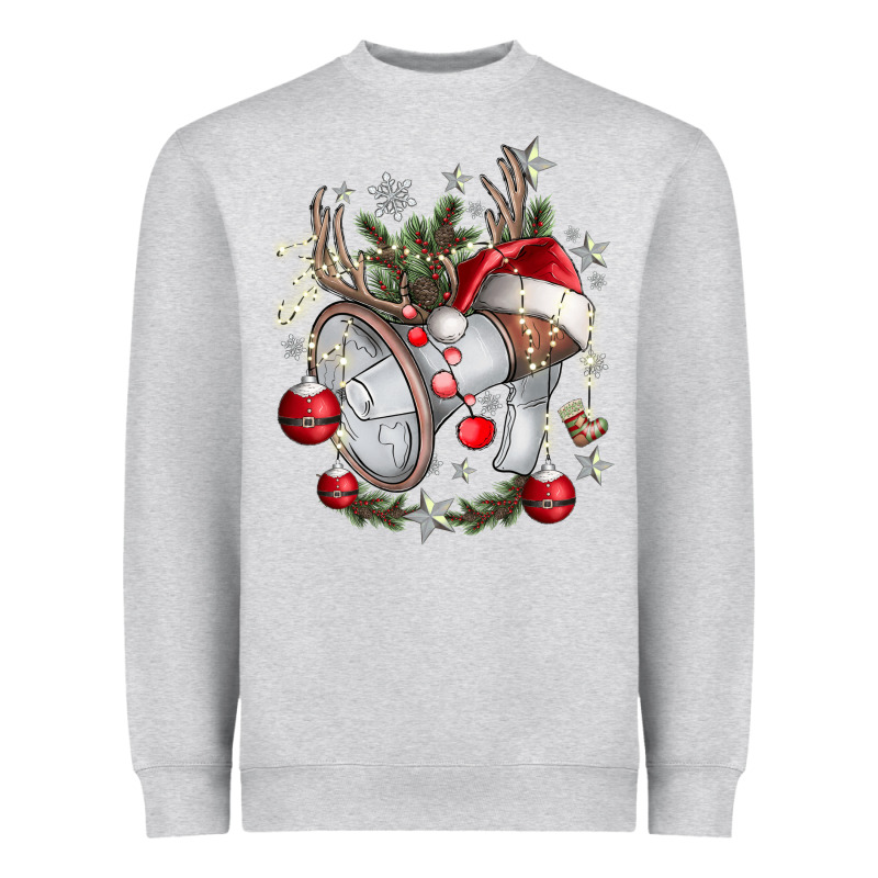 Merry Christmas Heavyweight Sweatshirt by CowhideDigitalArt | Teevron