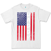 White Daddy American Flag Premium Tee - Bettercallsaul