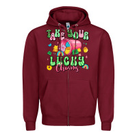 Burgundy take your lucky charms st patricks Zipper Hoodie - Artiststas
