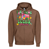 Chestnut take your lucky charms st patricks Zipper Hoodie - Artiststas